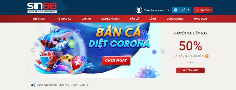 Truy cập Cổng game và chọn Cờ úp để bắt đầu chơi